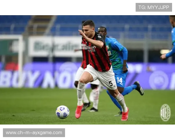 AC米兰在推进时注重传递节拍,队形更有序